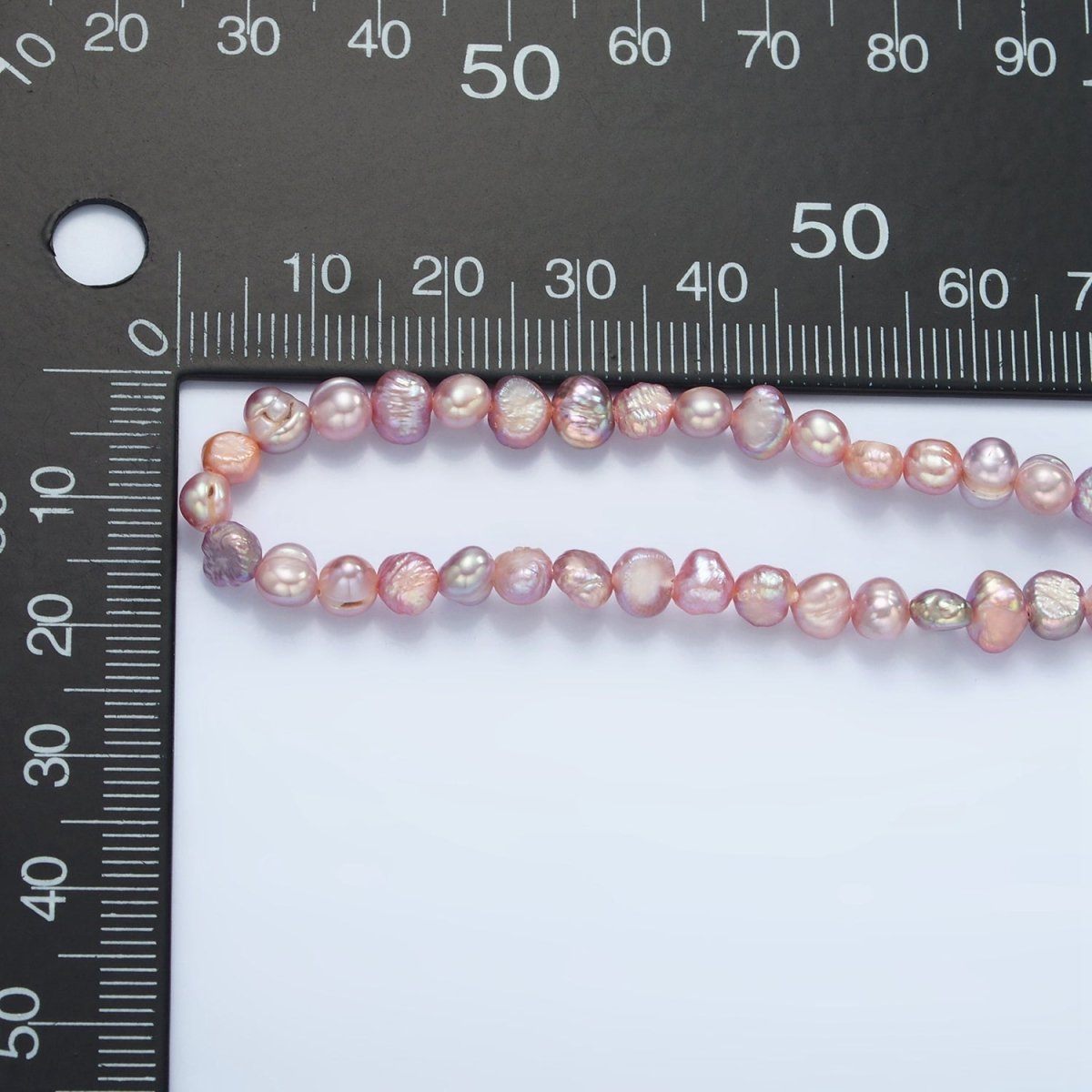 14K Gold Filled Purple Freshwater Pearl Button 14 Inch Necklace w. Extender | WA-2634