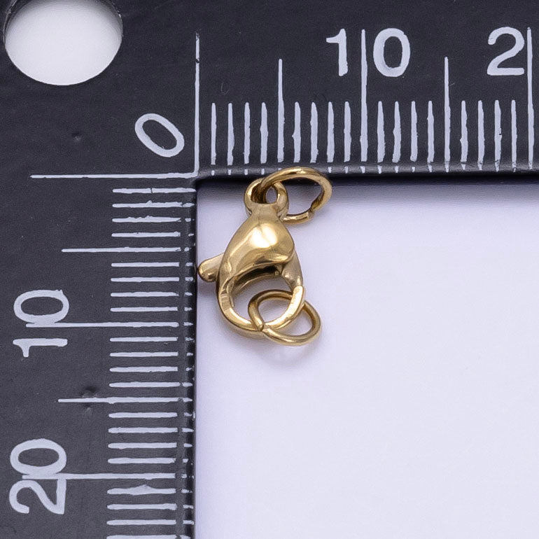 16K Gold Filled 10mm Lobster Clasps Jewelry Closure Supply End Clasp | Z-406