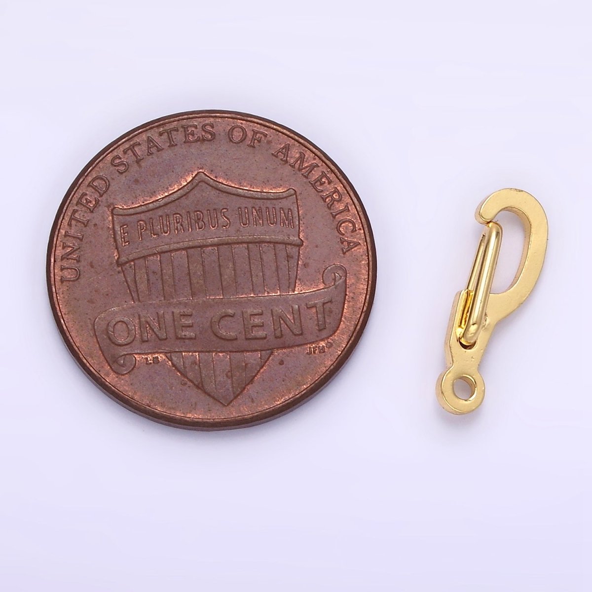 24K Gold Filled 14mm Snap Hook Closure Findings in Gold & Silver | Z801
