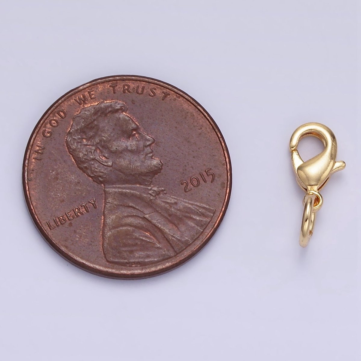 24K Gold Filled 8.5mm Minimalist Lobster Claw Clasps Closure Findings | Z868