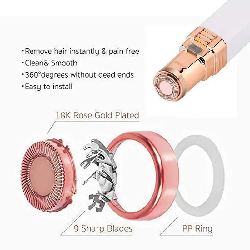 Portable Painless Hair Removal Device for Women