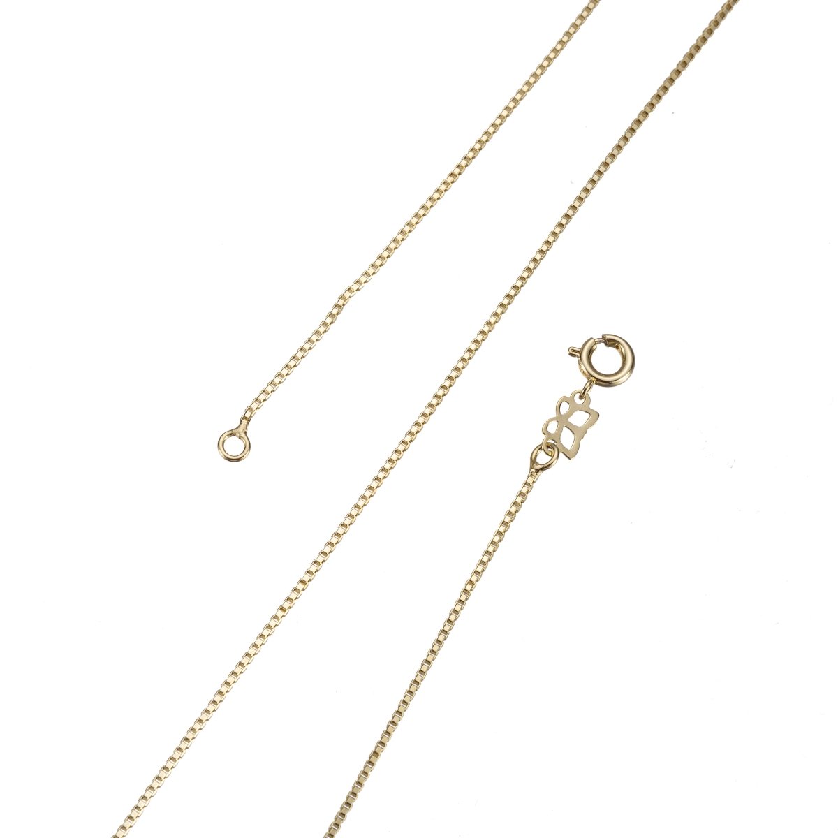 0.5mm Gold Box 16 Inch, 18 Inch Layering Chain Necklace | WA-221 WA-222 Clearance Pricing