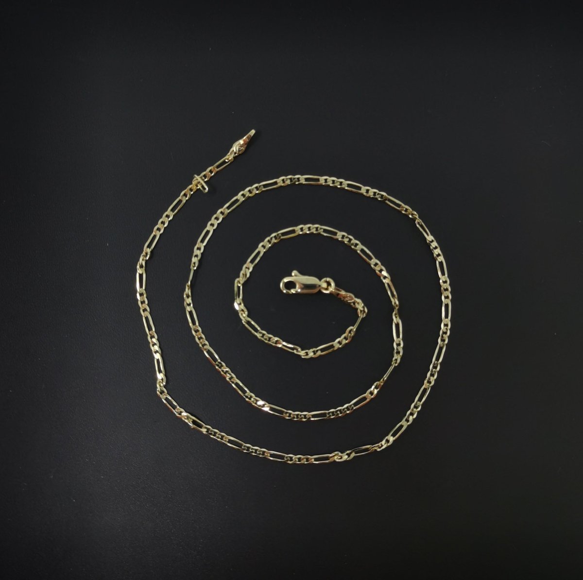 14K Gold Filled 1.8mm Figaro Chain 23.5 inch Finished Necklace For Wholesale Necklace Dainty Jewelry Making Supplies | WA-485 Clearance Pricing