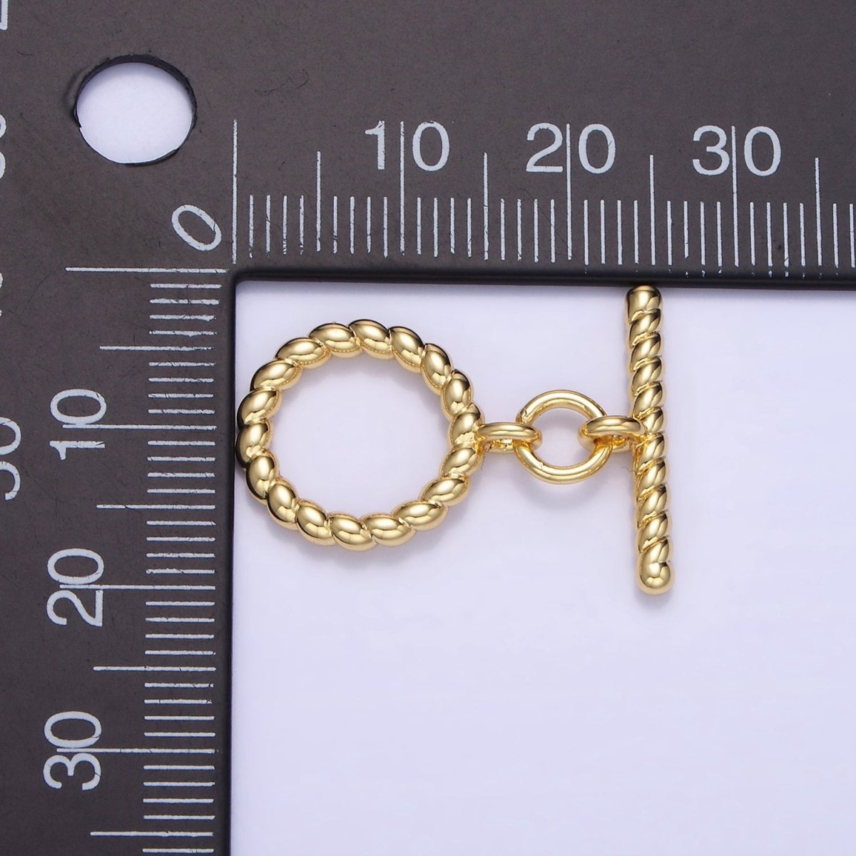 14K Gold Filled 25mm Croissant Toggle Clasps Closure Findings | Z768
