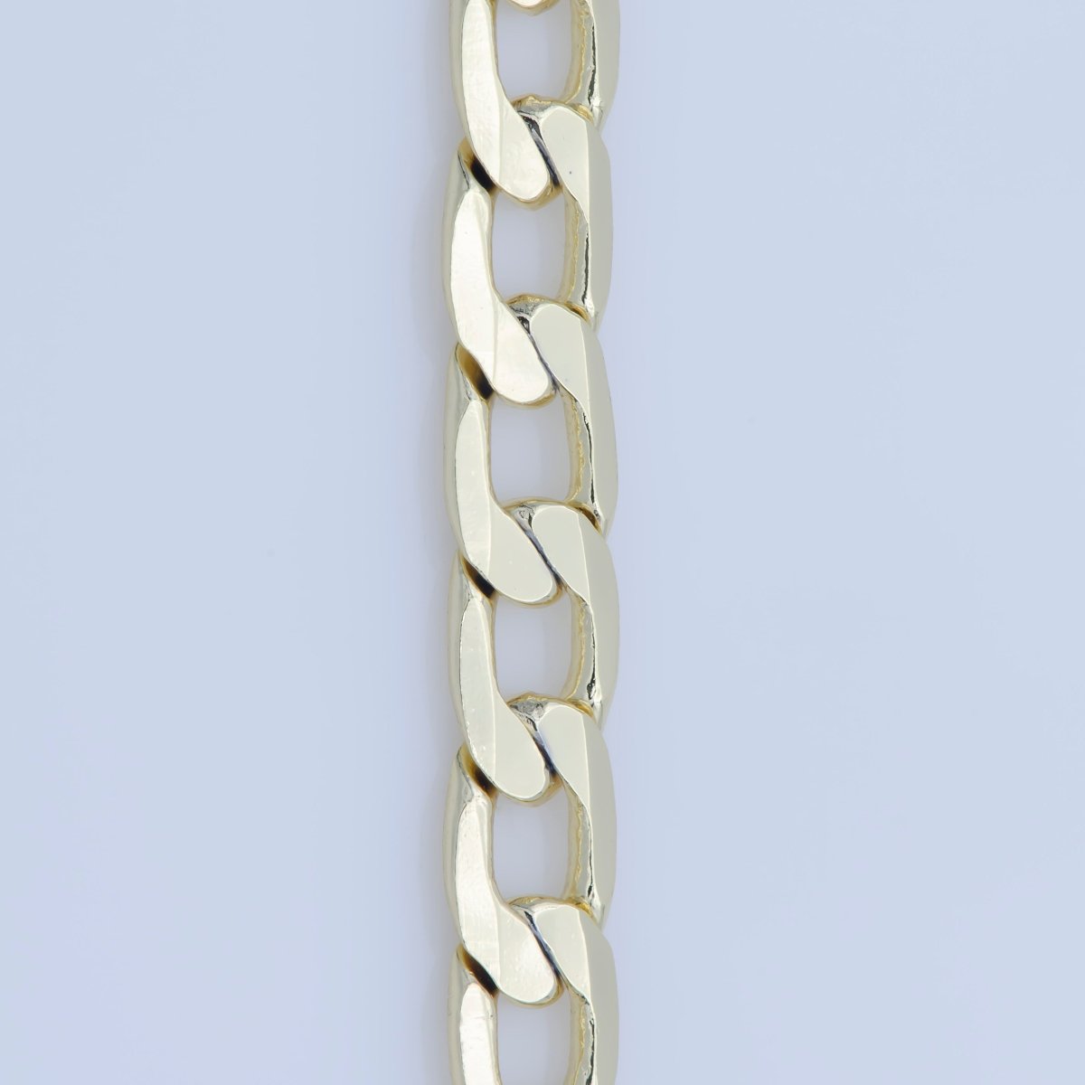14K Gold Filled 3mm Flat Cuban Miami Curb 18 Inch Layering Chain Necklace | WA-232 Clearance Pricing