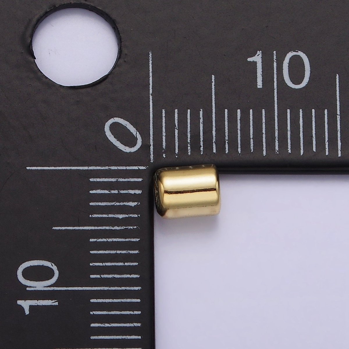 14K Gold Filled 5mm Cylinder Tube Earring Backings Jewelry Findings Supply | Z-536