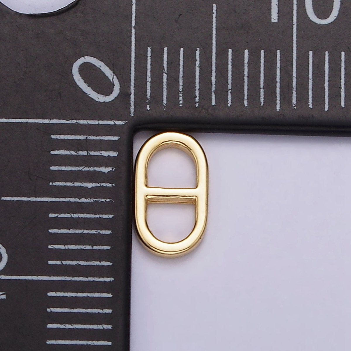 14K Gold Filled 8mm Anchor Link Oblong Bar Jewelry Findings Supply | Z572