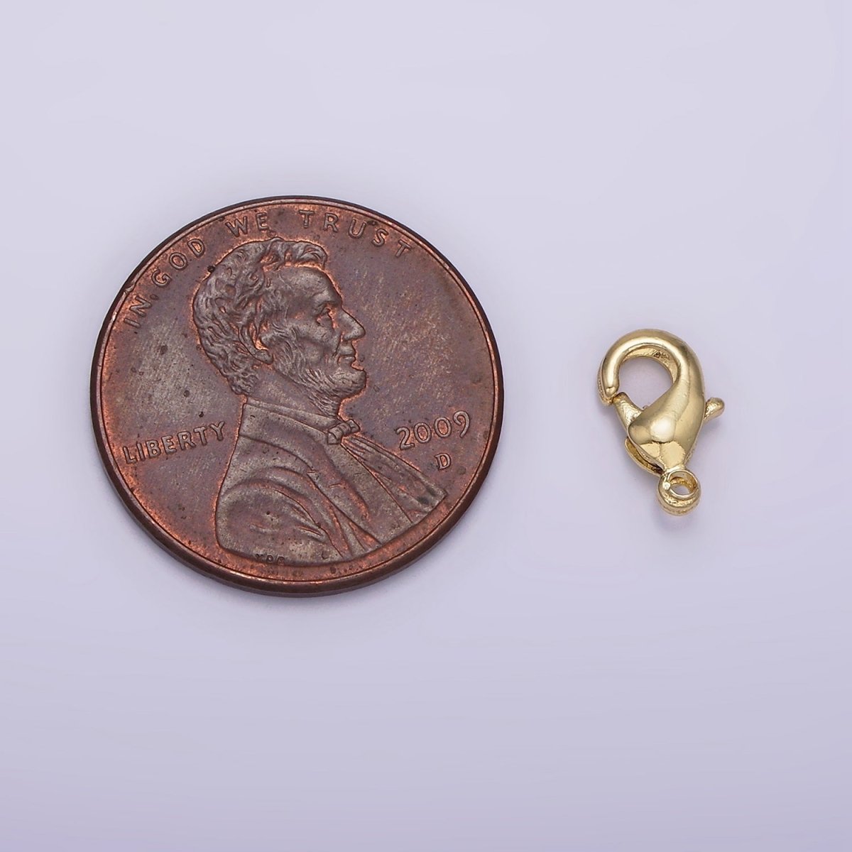 14K Gold Filled 9mm Lobster Claw Clasps Closure Jewelry Making Findings Supply | Z-541