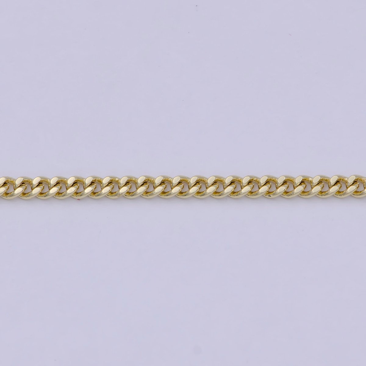 14K Gold Filled Curb Chain Necklace 2.1mm width Dainty Gold Chain Necklace | WA-756 Clearance Pricing