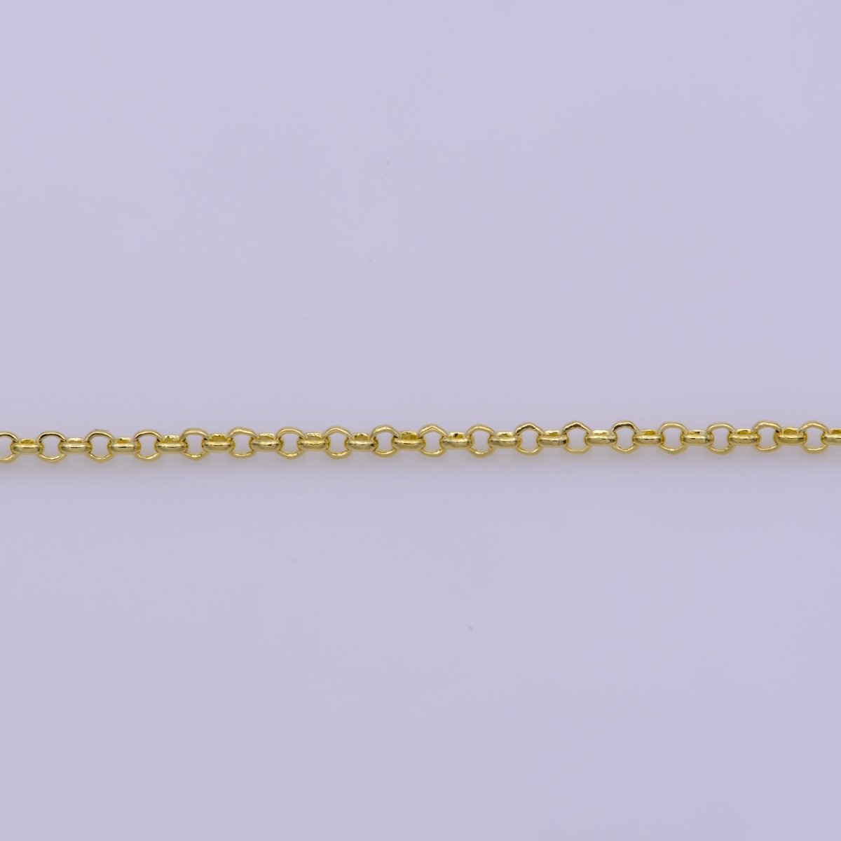 14K Gold Filled Dainty 1mm Rolo 18 Inch Layering Chain Necklace w. Spring Ring | WA-388 Clearance Pricing