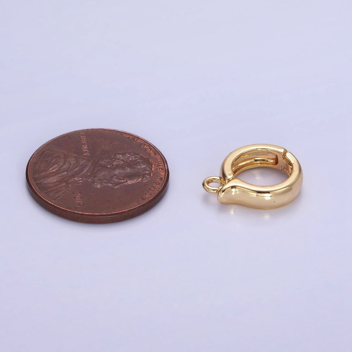 14K Gold Filled Enhancer Bail Slide Minimalist Charm Bail Enhancer Hinged Bail Z-696