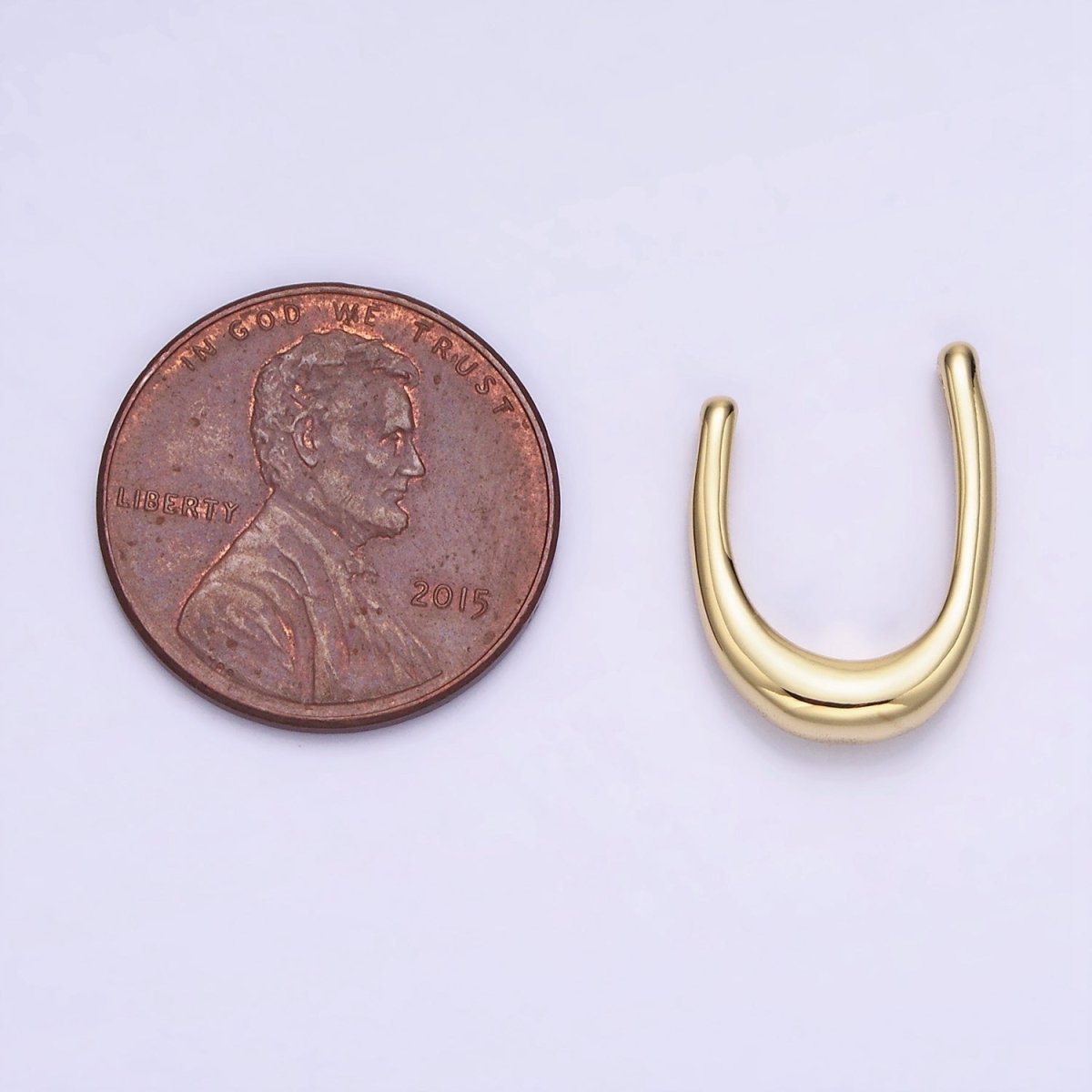 14K Gold Filled U Shaped Connector Minimalist Findings | Z713