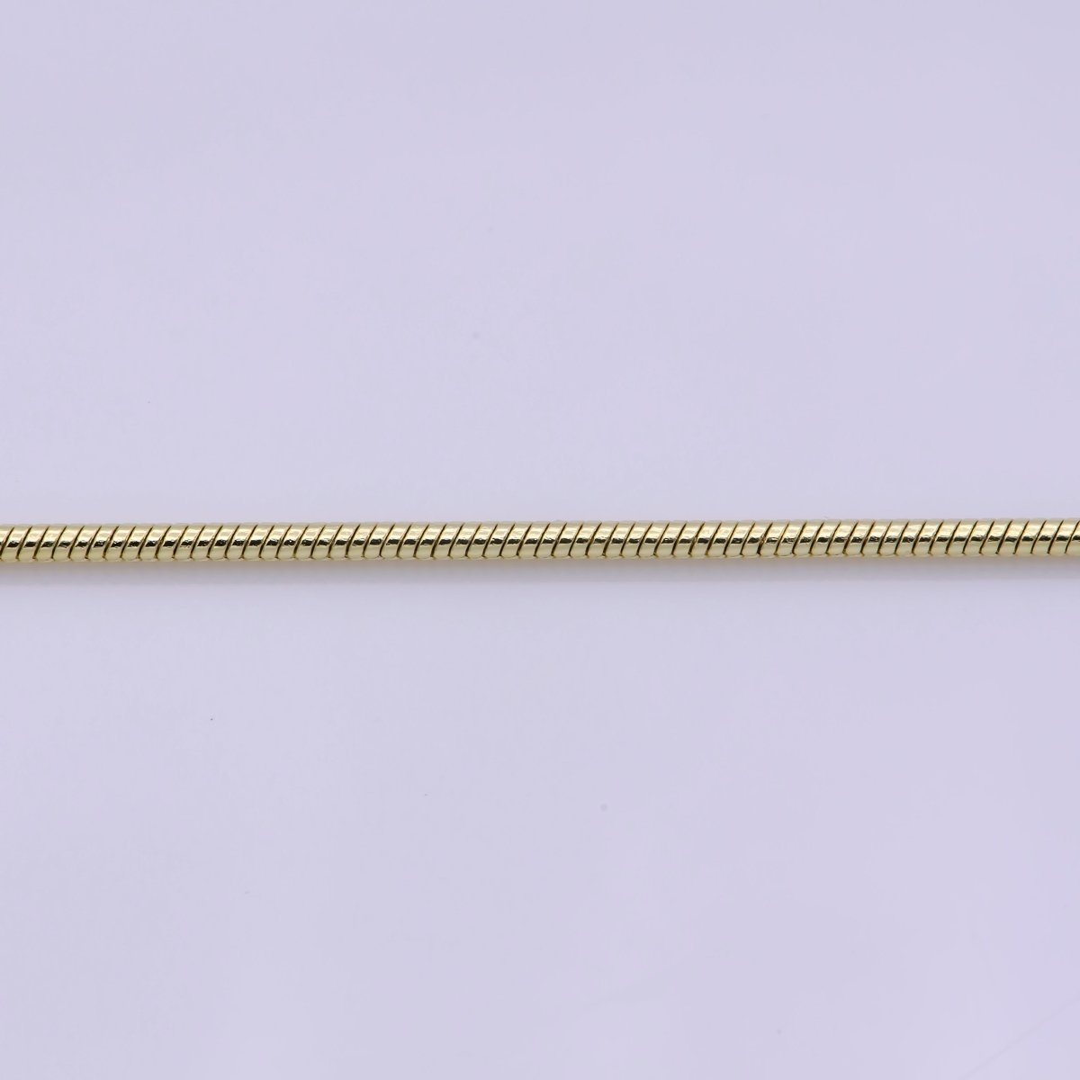 OS 1.5mm Snake Herringbone 18 Inch Layering Chain Necklace W. Spring Ring | WA-398 Clearance Pricing