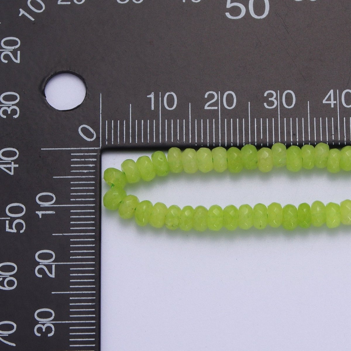 16 Inch Rhondelle 5mm Natural Stone Beads Handmade Necklaces | WA-1438 - WA-1443 WA-1480 - WA-1485