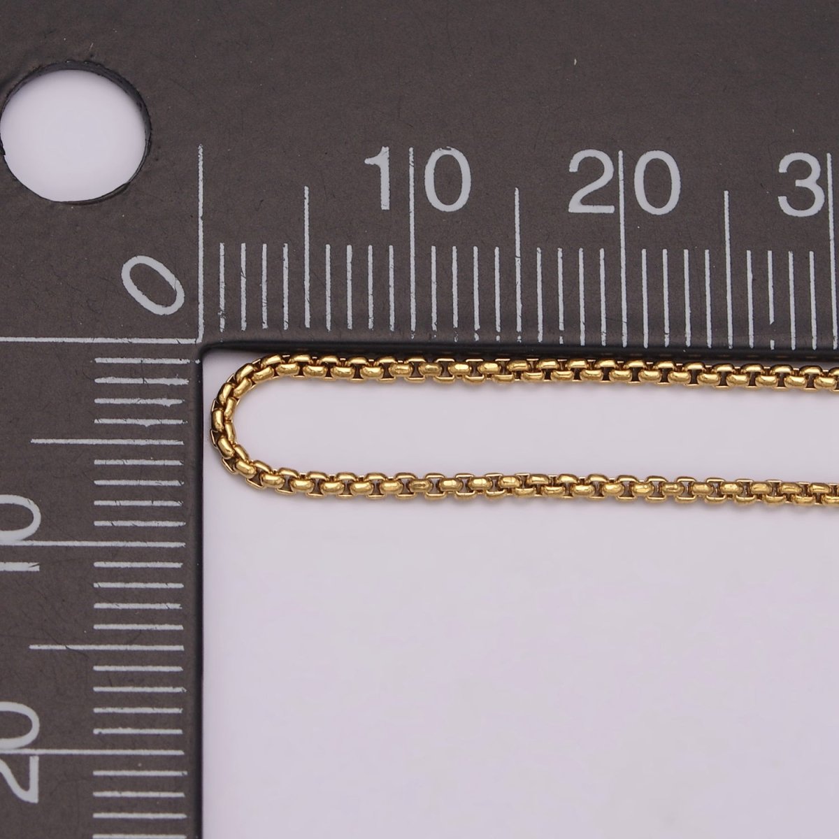 16K Gold Filled 1.2mm Dainty Box Chain 18 Inch Layering Necklace w. Extender in Gold & Silver | WA-436 WA-437 Clearance Pricing