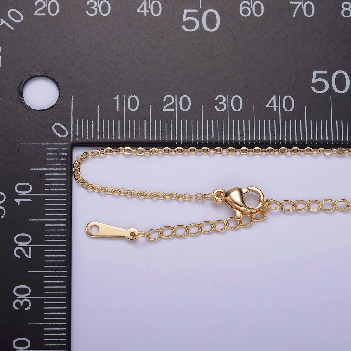 16K Gold Filled 1.2mm Dainty Cable 18 Inch Layering Chain Necklace | WA-1938 Clearance Pricing
