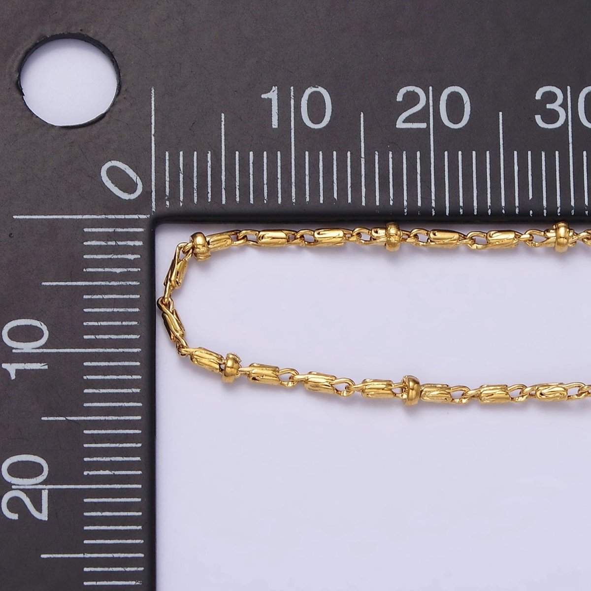 16k Gold Filled Beaded Satellite Chain Gold Filled Silver Chain Simple Everyday Layering Necklace 17 Inch | WA-1859 WA-1860 Clearance Pricing