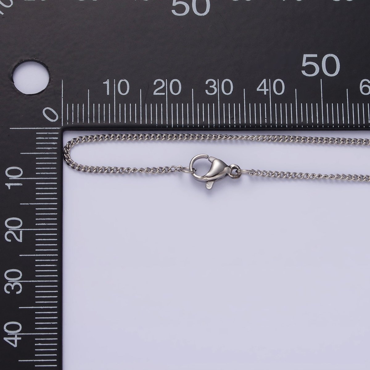 18'' Ready to Use Stainless Steel Curb Link Chain, Layer Necklace | WA-2108 Clearance Pricing