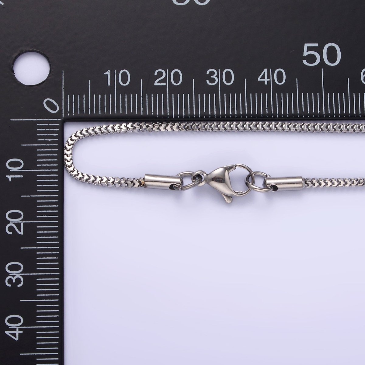 18.5 inch Stainless Steel Herringbone Chain For Wholesale Chains And Jewelry Making Supplies Findings | WA-2113 Clearance Pricing