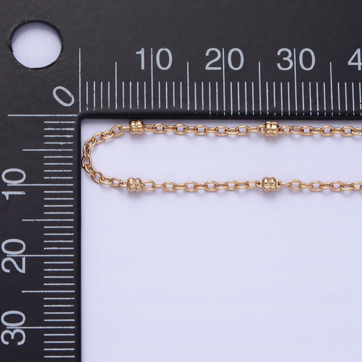 18K Gold Filled Dainty 1.2mm Satellite Chain Necklace 17.75 inch Long for Layer Necklace Component | WA-1684 Clearance Pricing