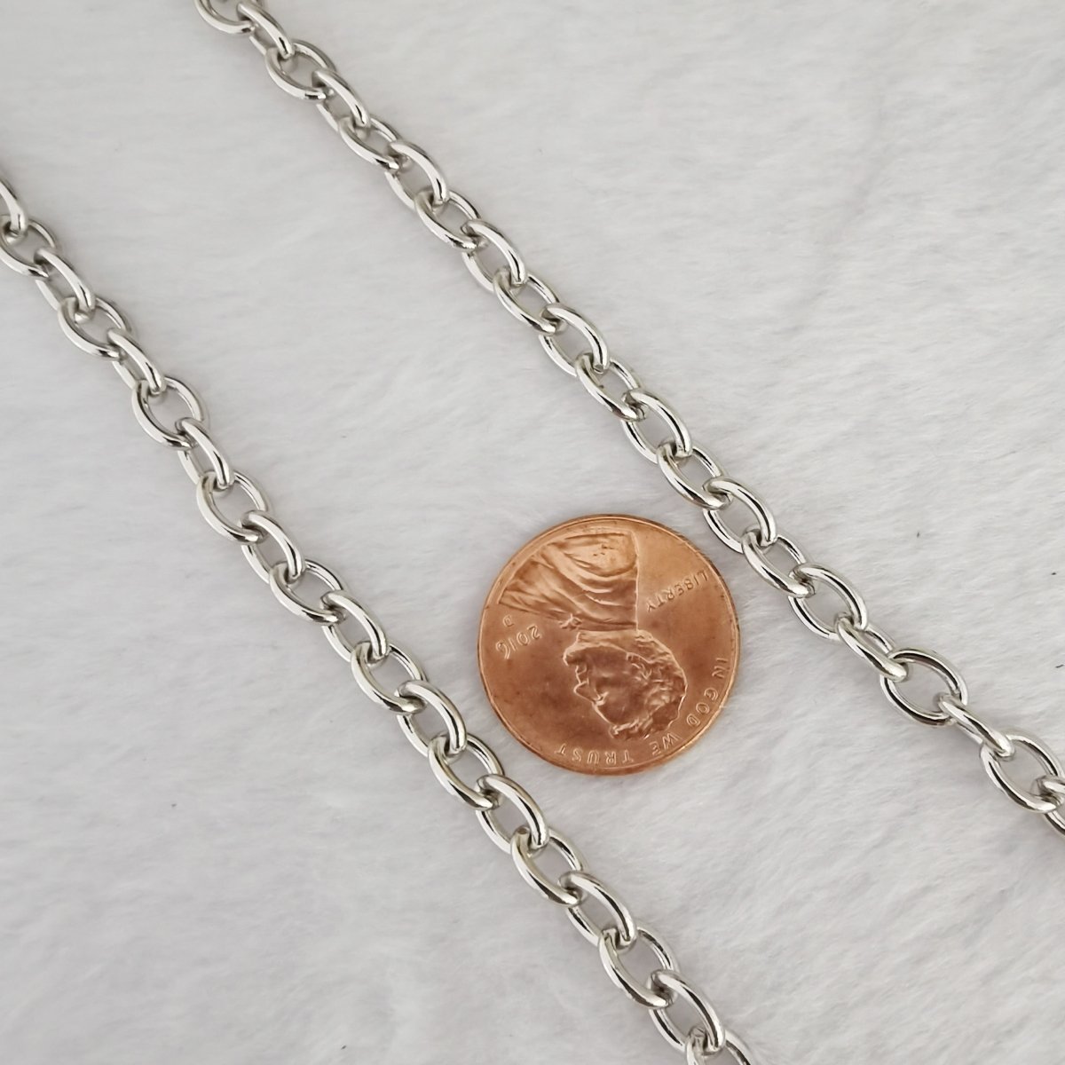 24K Gold, 18K Gold, White Gold Filled CABLE Roll Chain For Jewelry Making, Necklace Bracelet Anklet Supply Component | ROLL-474(XP-002), ROLL-481 (XP-009), ROLL-482 (XP-010) Clearance Pricing