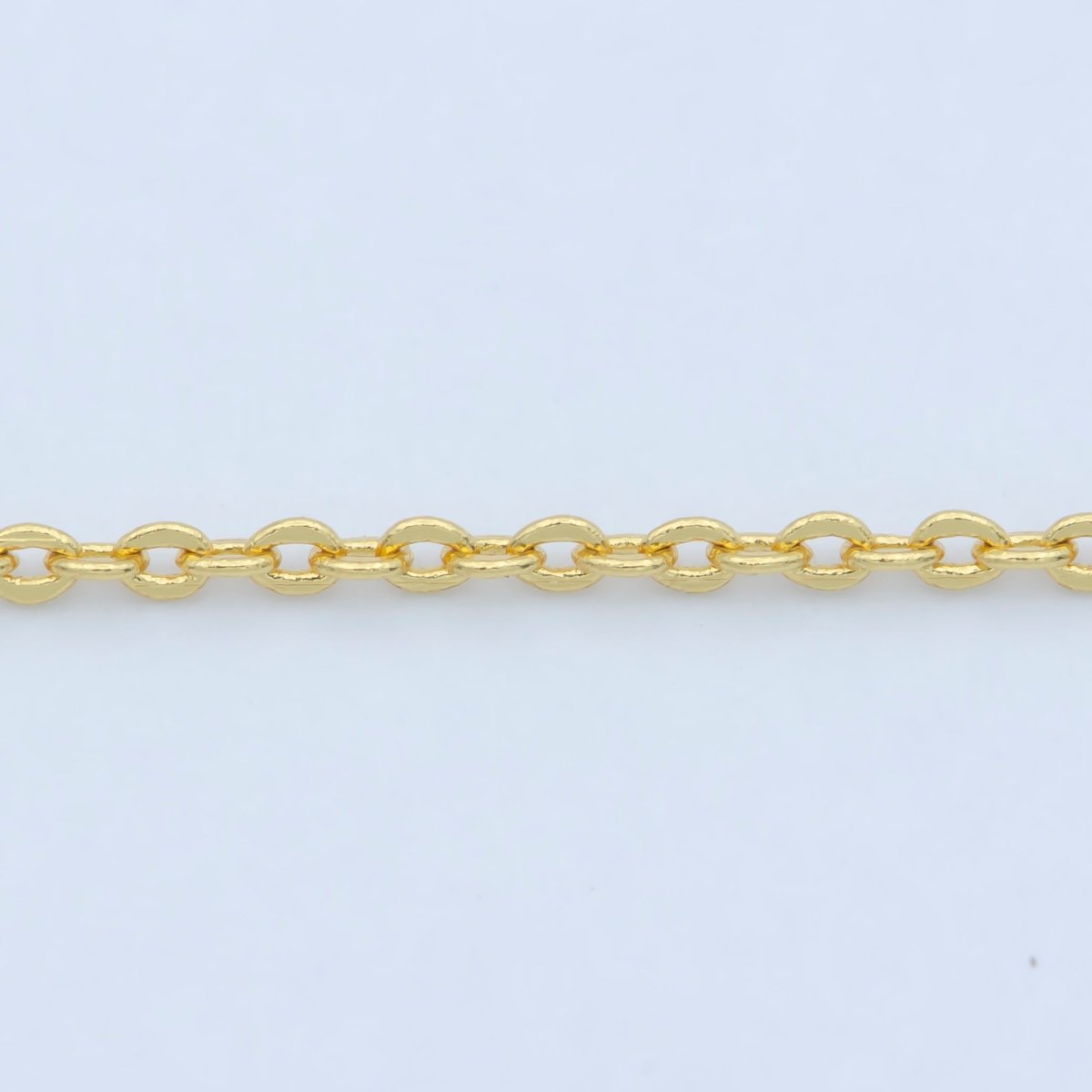 24K Gold Filled 0.7mm Dainty Cable Chain 18 Inch Necklace w. Extender | WA-187 Clearance Pricing