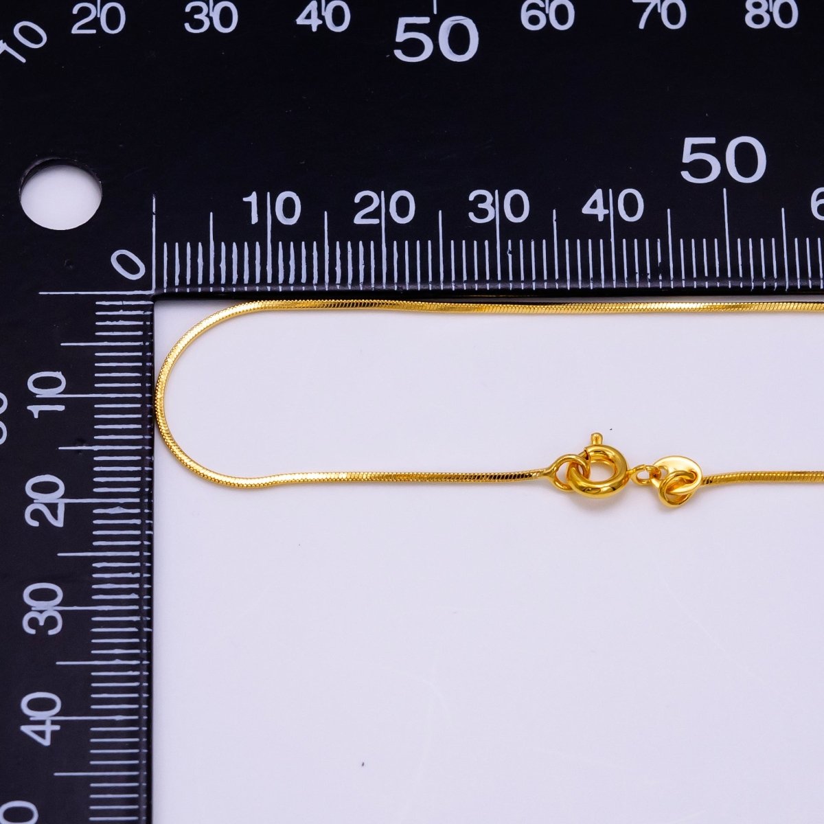 24K Gold Filled 0.7mm Snake Chain 18 Inch Necklace | WA-2463