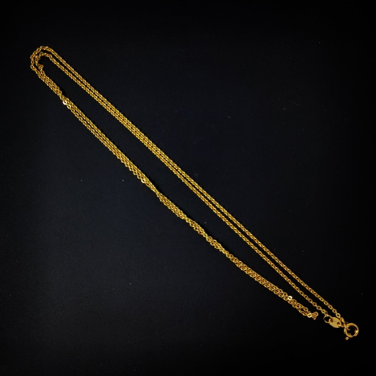 24K Gold Filled 1mm Dainty Cable 24 Inch Layering Chain Necklace | CN-397 Clearance Pricing