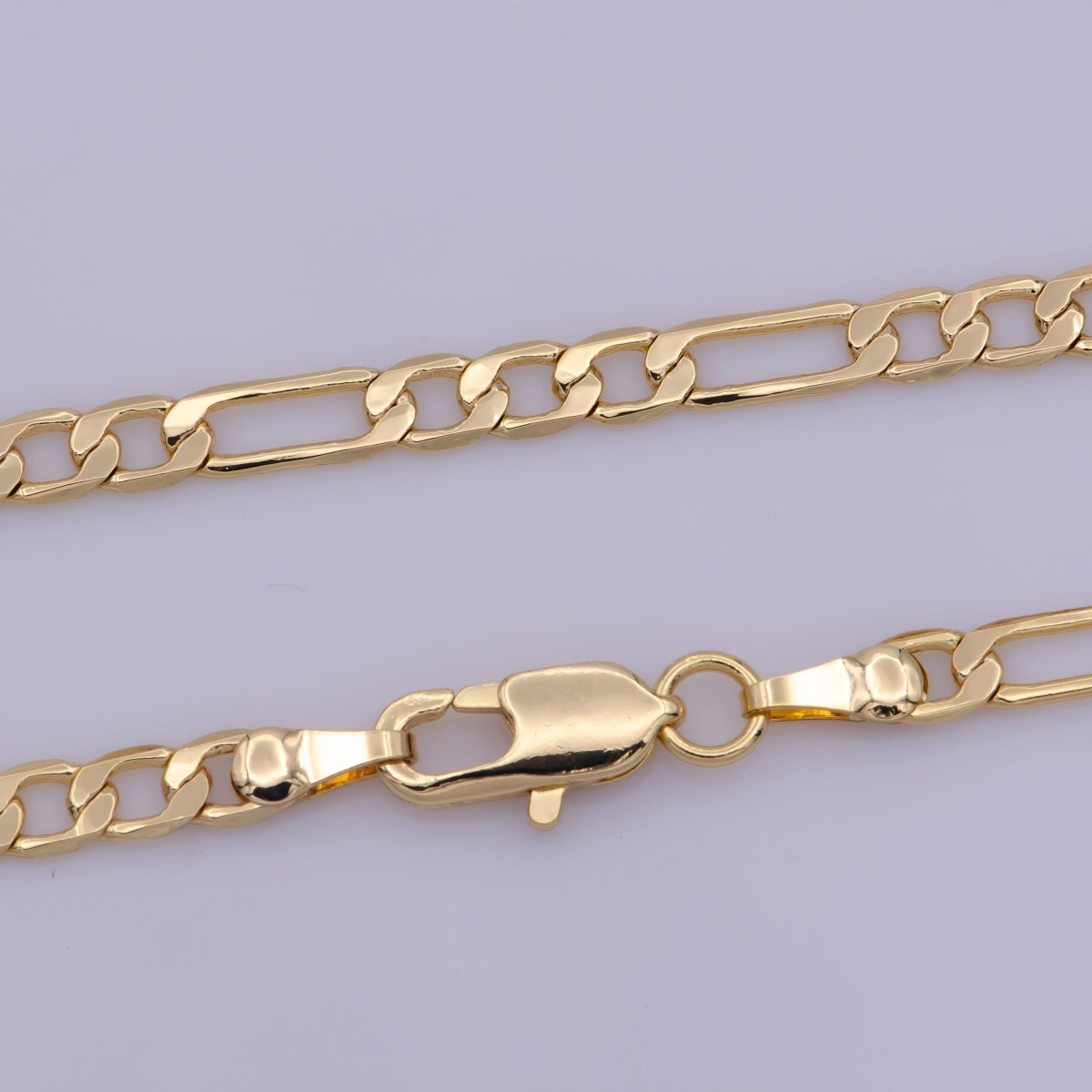 24K Gold Filled 3.5mm Figaro 18 Inch Layering Chain Necklace | WA-369 Clearance Pricing