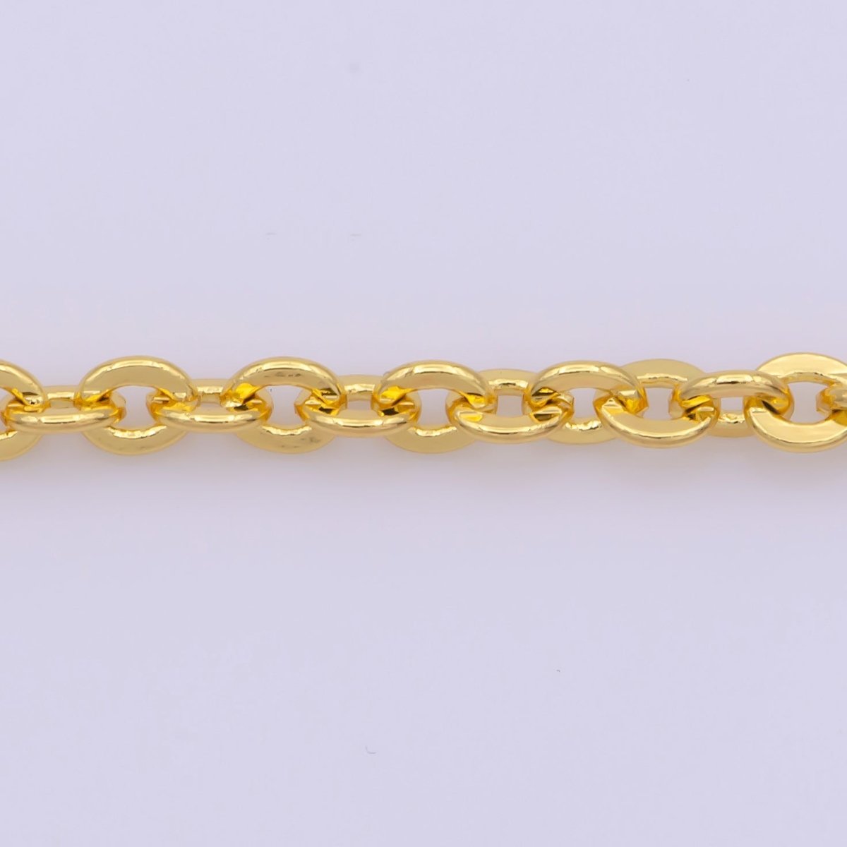 24K Gold Filled 3mm Rolo Cable 18 Inch Layering Chain Necklace | WA-296 Clearance Pricing