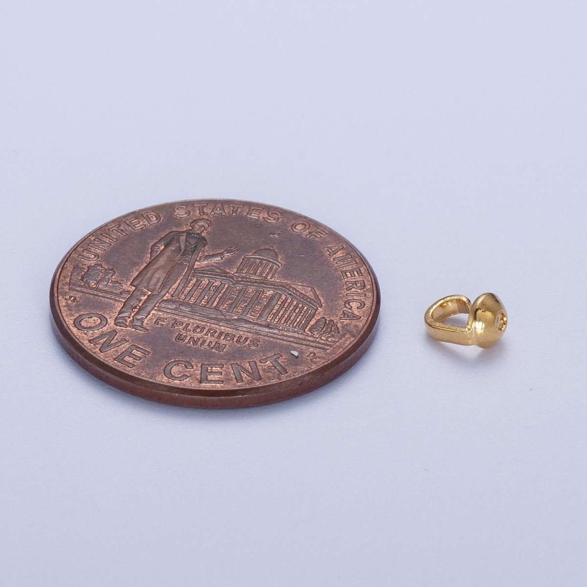 24K Gold Filled 4.8mm Bead Tips Connector Jewelry Making Findings Pack | K-031 K-030