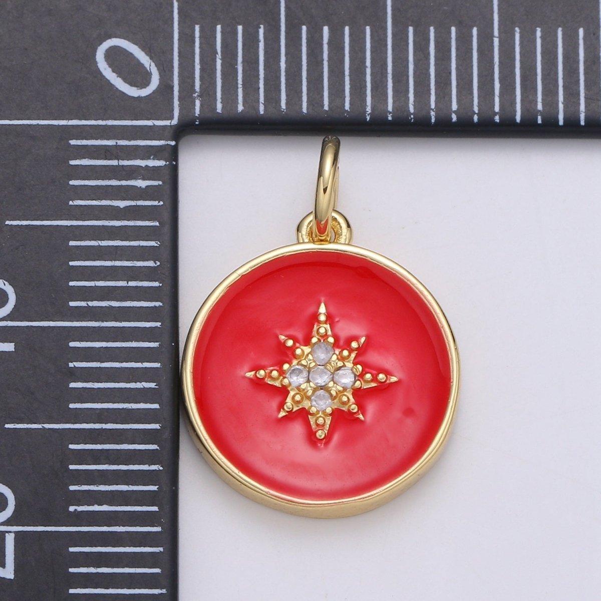 24K Gold Filled Ancient Stars Charm E-109-E-112