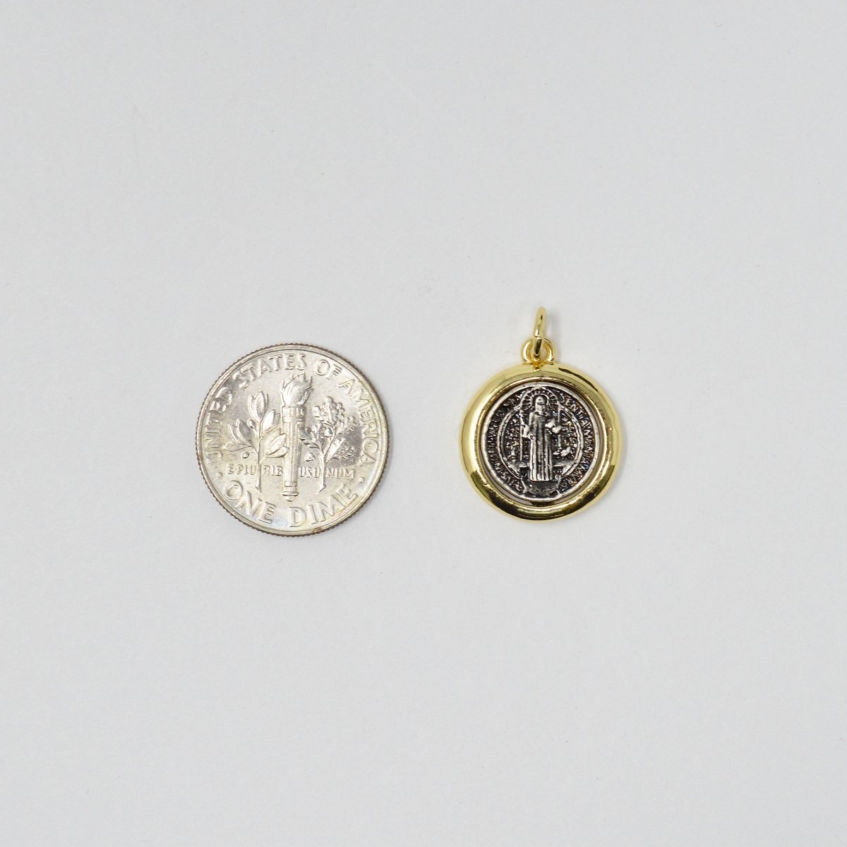 24K Gold Filled Holy Mary Charm E-120