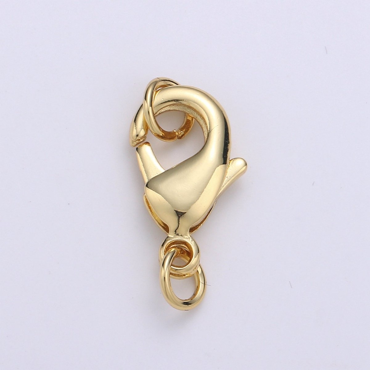 24K Gold Filled Lobster Clasp with Jump Rings for DIY Jewelry Making Necklace Bracelet Anklet L-129 L-132 L-135