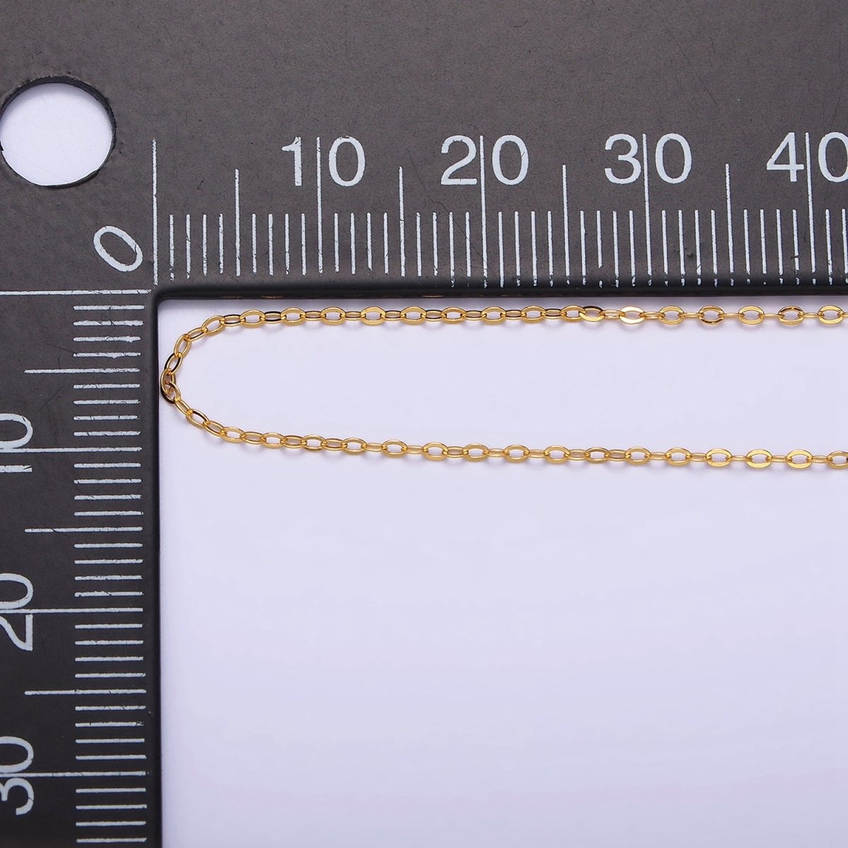 24K Gold Vermeil Cable Link Necklace Chain, 925 Sterling Silver Necklace Chain w/ Heavy 24K Gold Plated 18 inch | WA-1955 Clearance Pricing