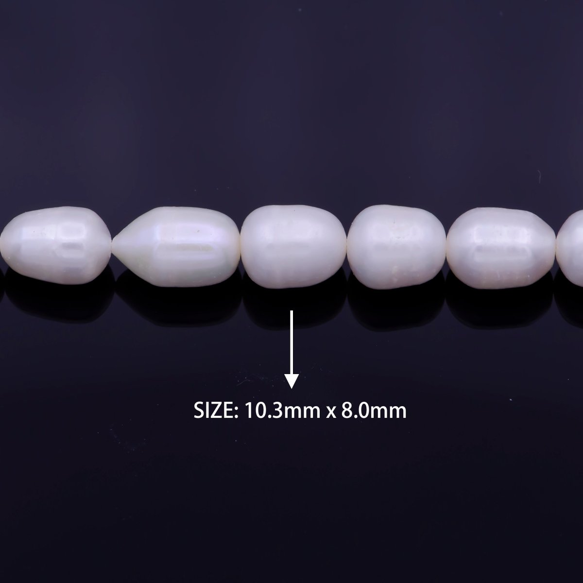 35 Pieces per Strand 8mm AAA Freshwater Pearl Beads | WA-1336 Clearance Pricing