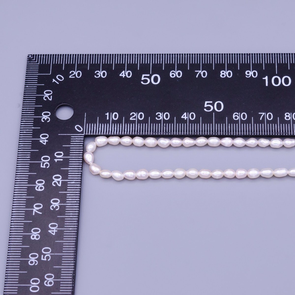 4mm Oval Freshwater Pearl Strand Jewelry Making Finding Supply | WA-1663 Clearance Pricing