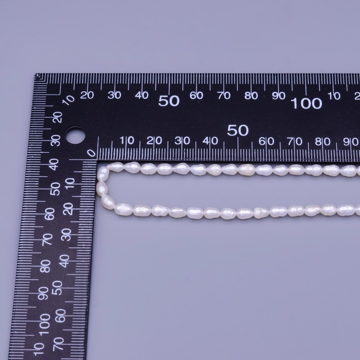 4mm Ringed Freshwater Pearl Strand Jewelry Making Findings Supply | WA-1662 Clearance Pricing