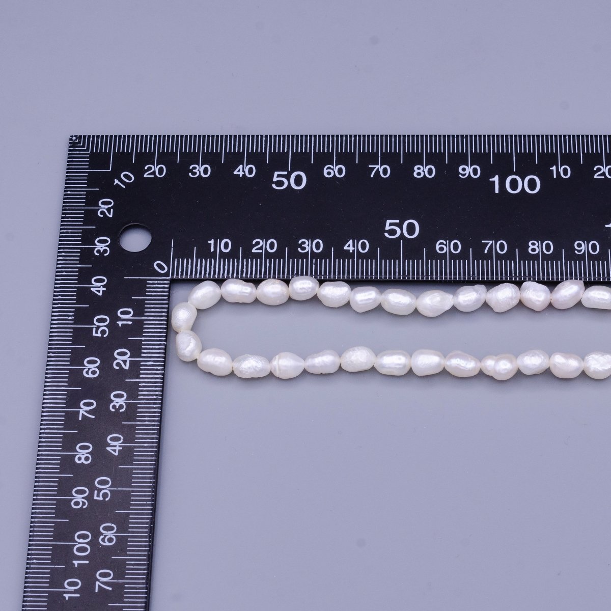5.5mm Baroque Oval Freshwater Pearl 50 Pieces/Strand Jewelry Making Findings Supply | WA-1672 Clearance Pricing