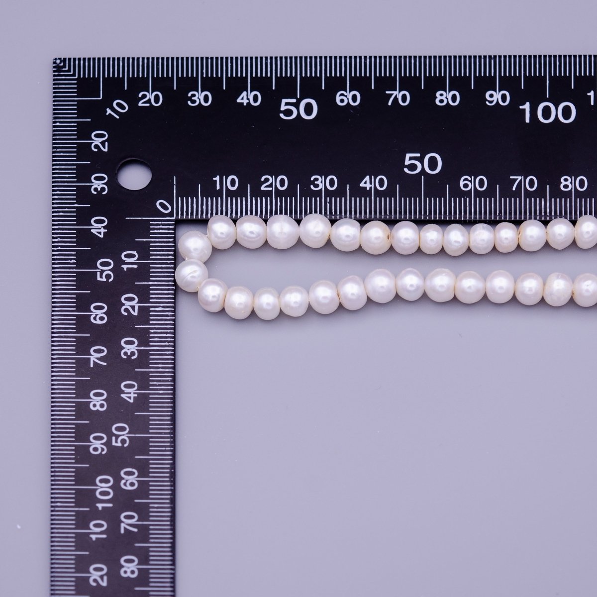 6.5mm Natural AAA Nugget Freshwater Pearl Bead 70pcs Full Strand | WA-1322 Clearance Pricing