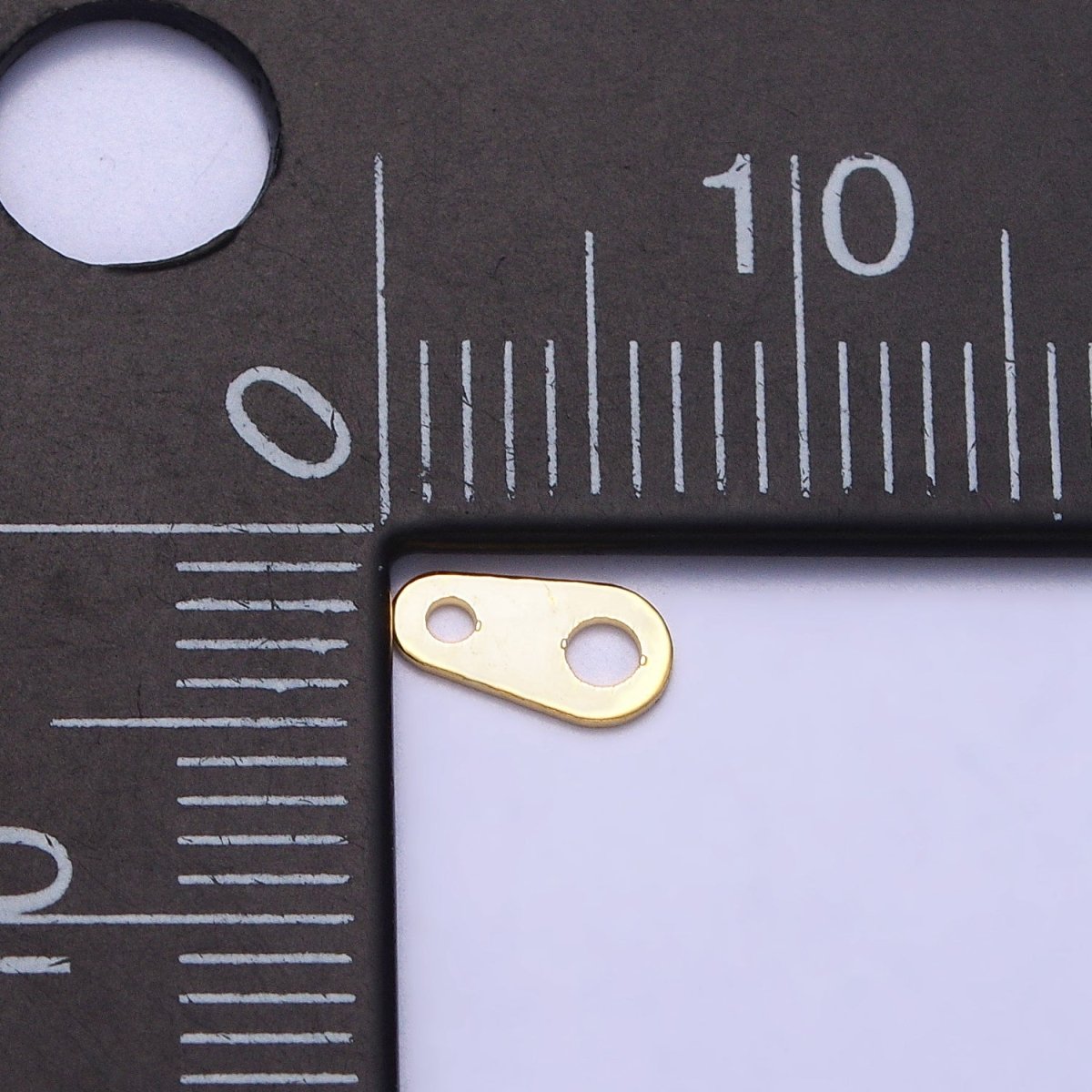 7mm Gold Plated Clasp Tag Ends for Necklace Bracelet Anklet Jewelry Making Supply AC245