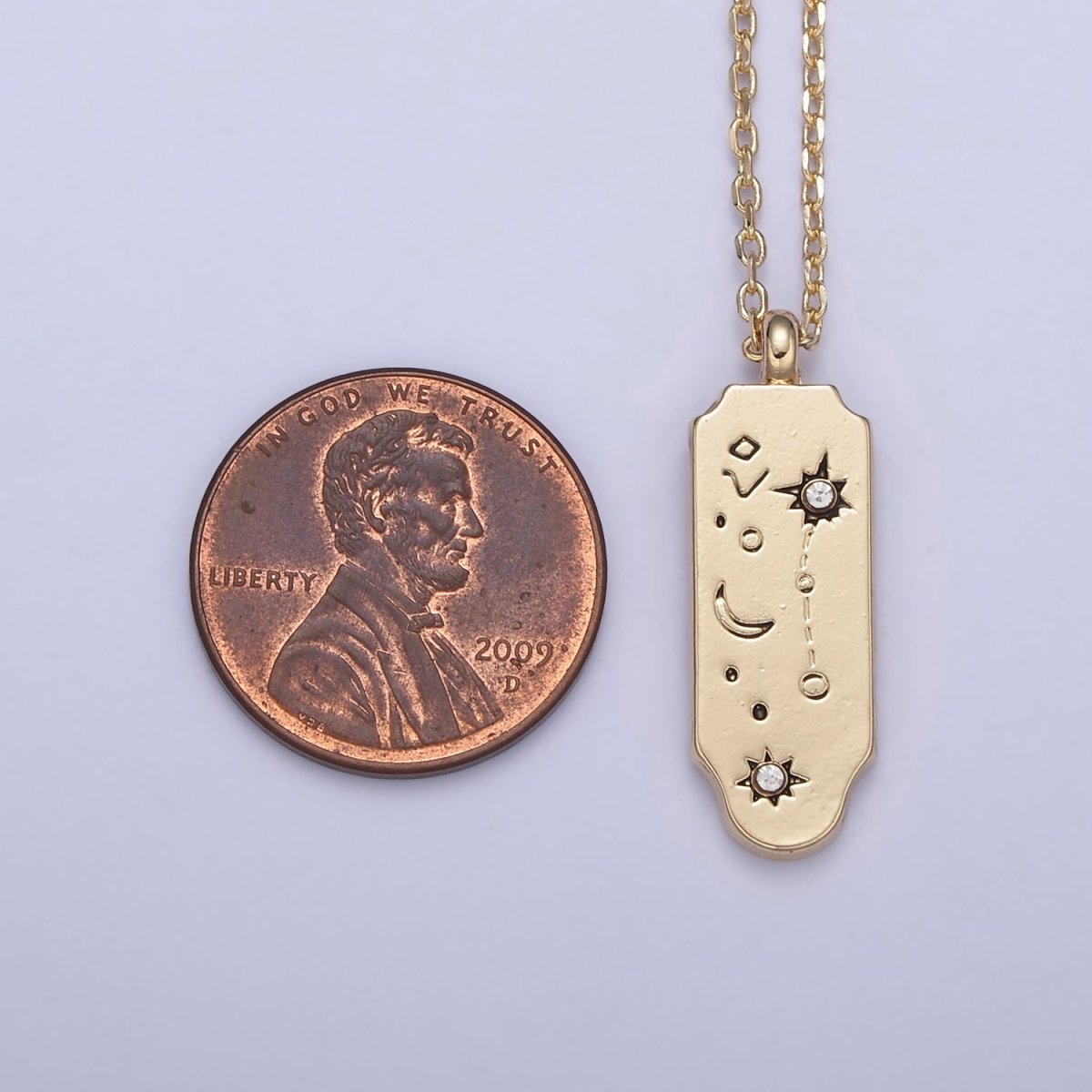 Constellation Zodiac Charms Necklace Astrology Zodiac Necklace Charms, 12 Zodiac Charms Ready to Wear Necklace for Personalized Jewelry Wholesale | WA-491 to WA-502 Clearance Pricing