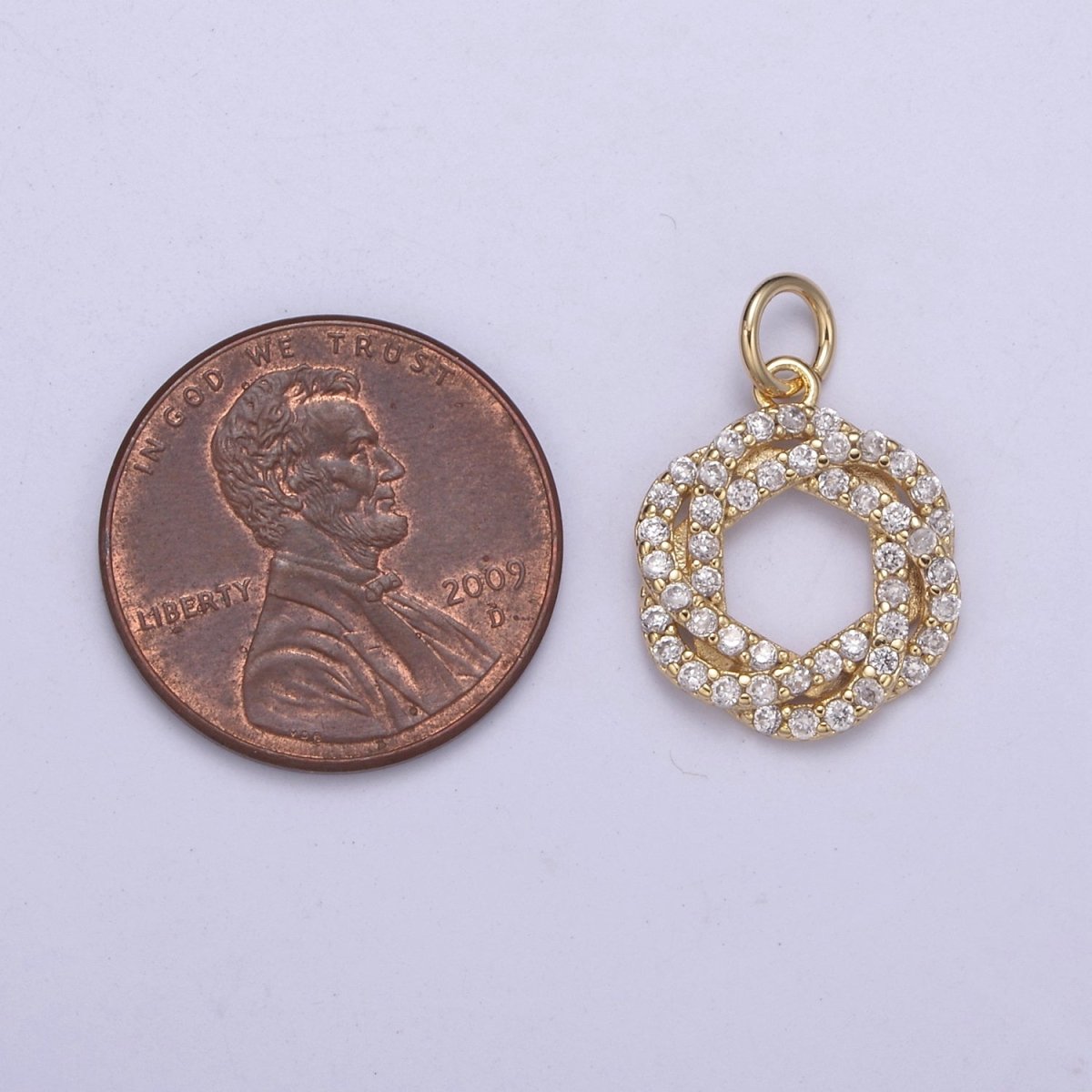 Dainty Flower Charms, Micro Pave Floral Pendant Jewelry 14K Gold Filled Flower Charm Add on Pendant N-410