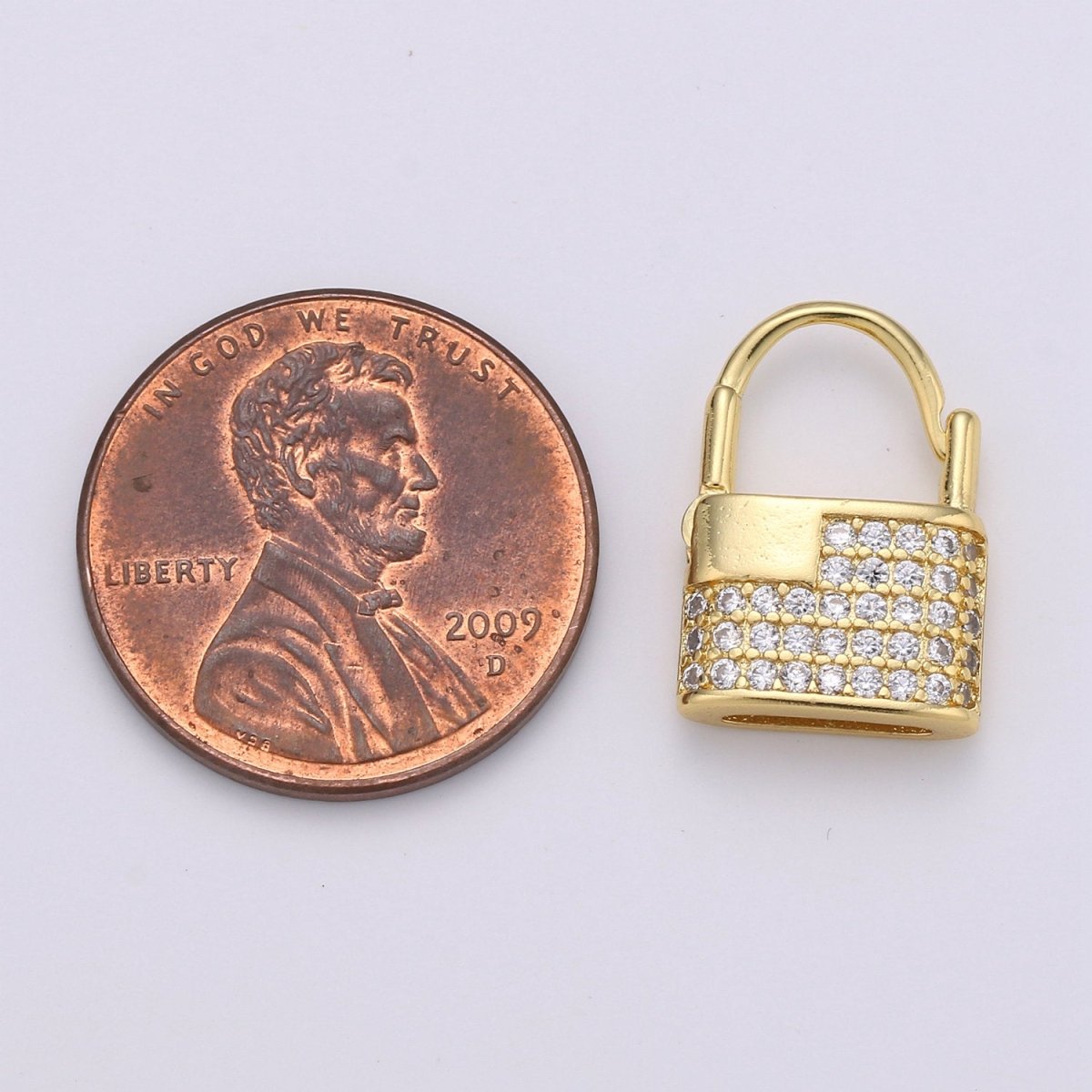 Dainty Gold padlock Earrings, CZ Hopp Earrings, Gold Hoop Lock Earrings, Micro Pave gold lock Huggie, Love Jewelry for gift idea Q-153