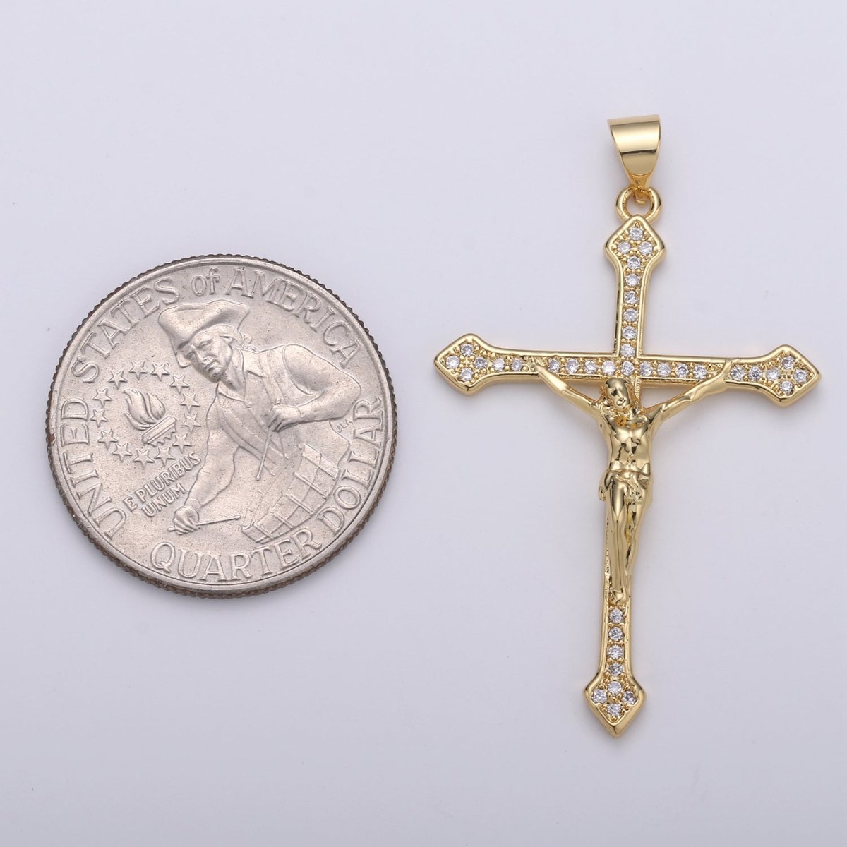 Gold Filled Cross Crucifix Pendants I-879