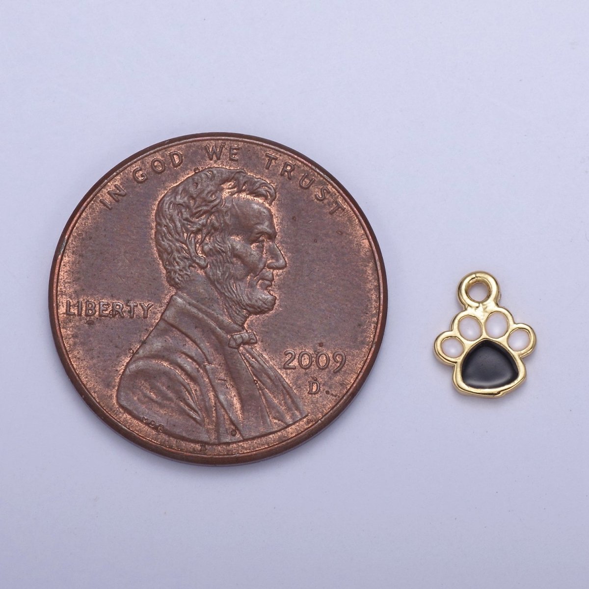 Mini Dog Paw Charm N-870