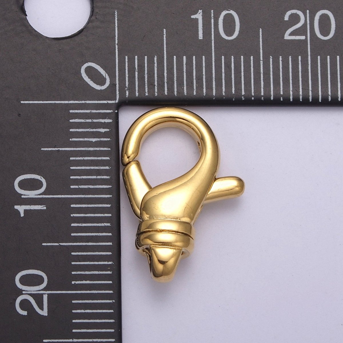 Silver / Gold Lobster Clasps - Teardrop 24K Gold Filled Clasp for Jewelry Making Findings L-588 L-589