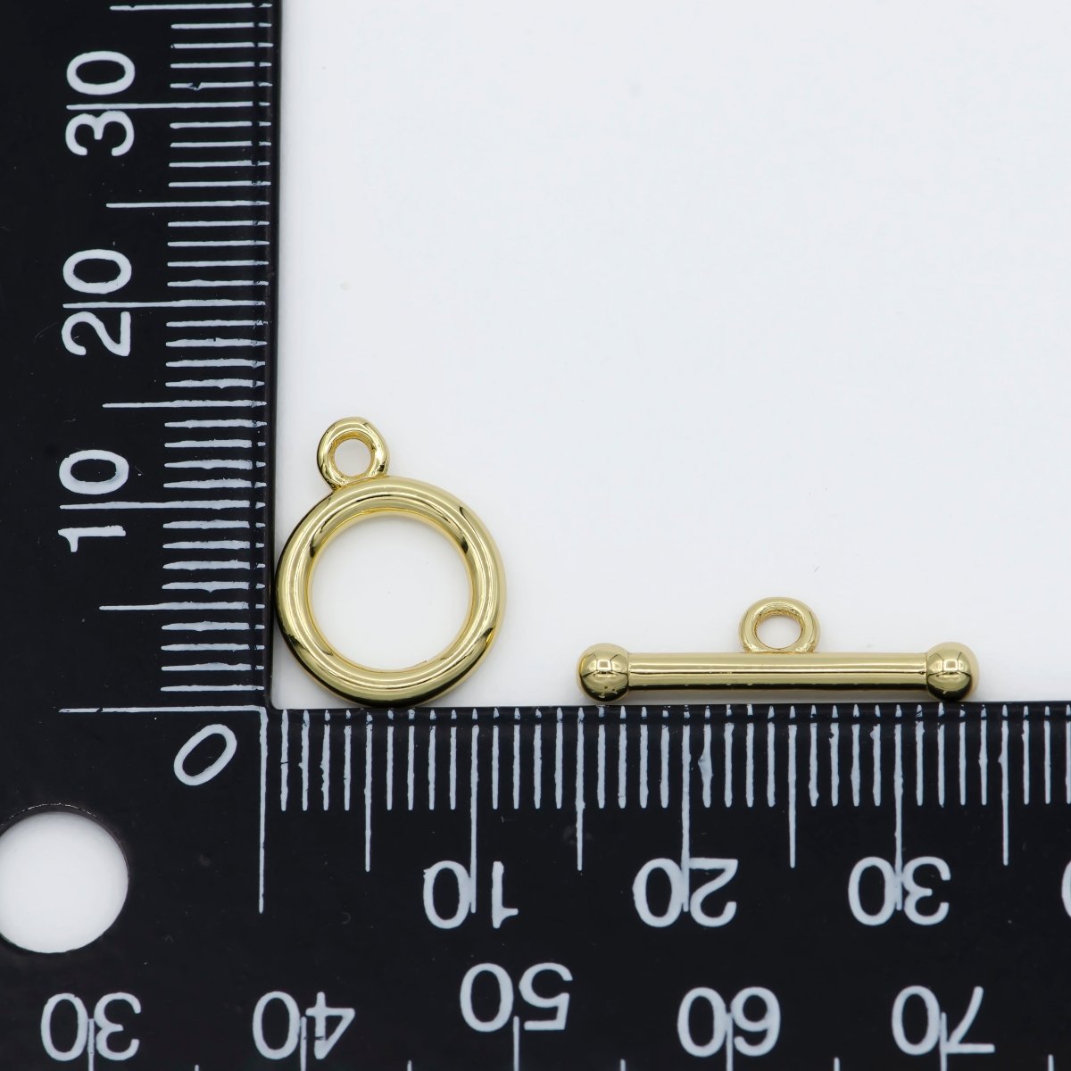 Simple Minimalist Gold Filled Toggle Clasp For DIY Jewelry Making For Necklace Bracelet Anklet L-316