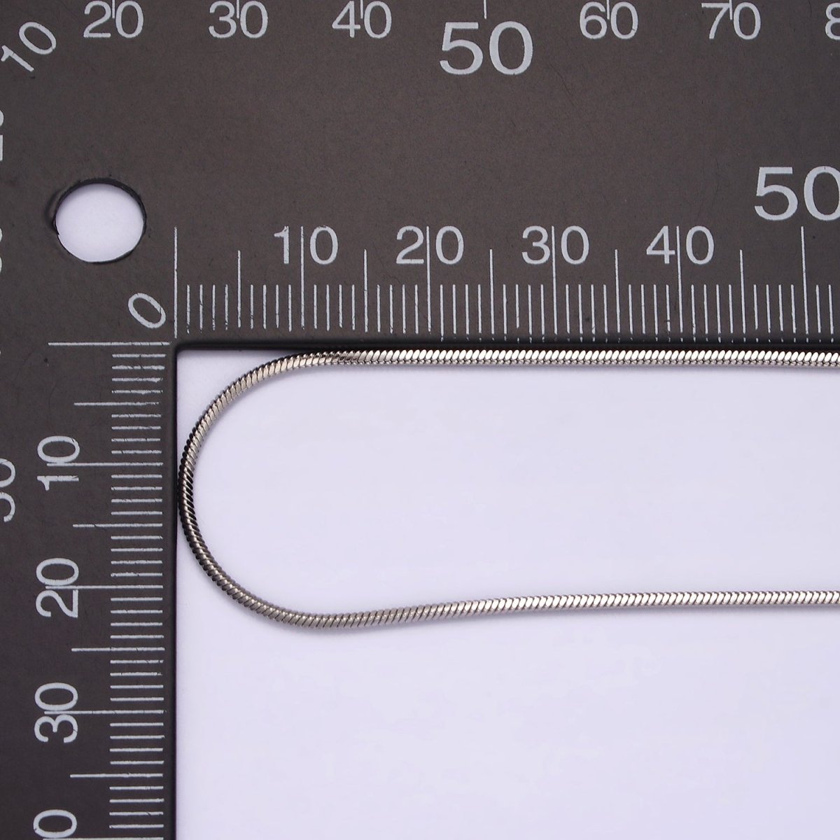 Stainless Steel 1.2mm Dainty Cocoon Omega 20 Inch Layering Chain Necklace | WA-2268 Clearance Pricing