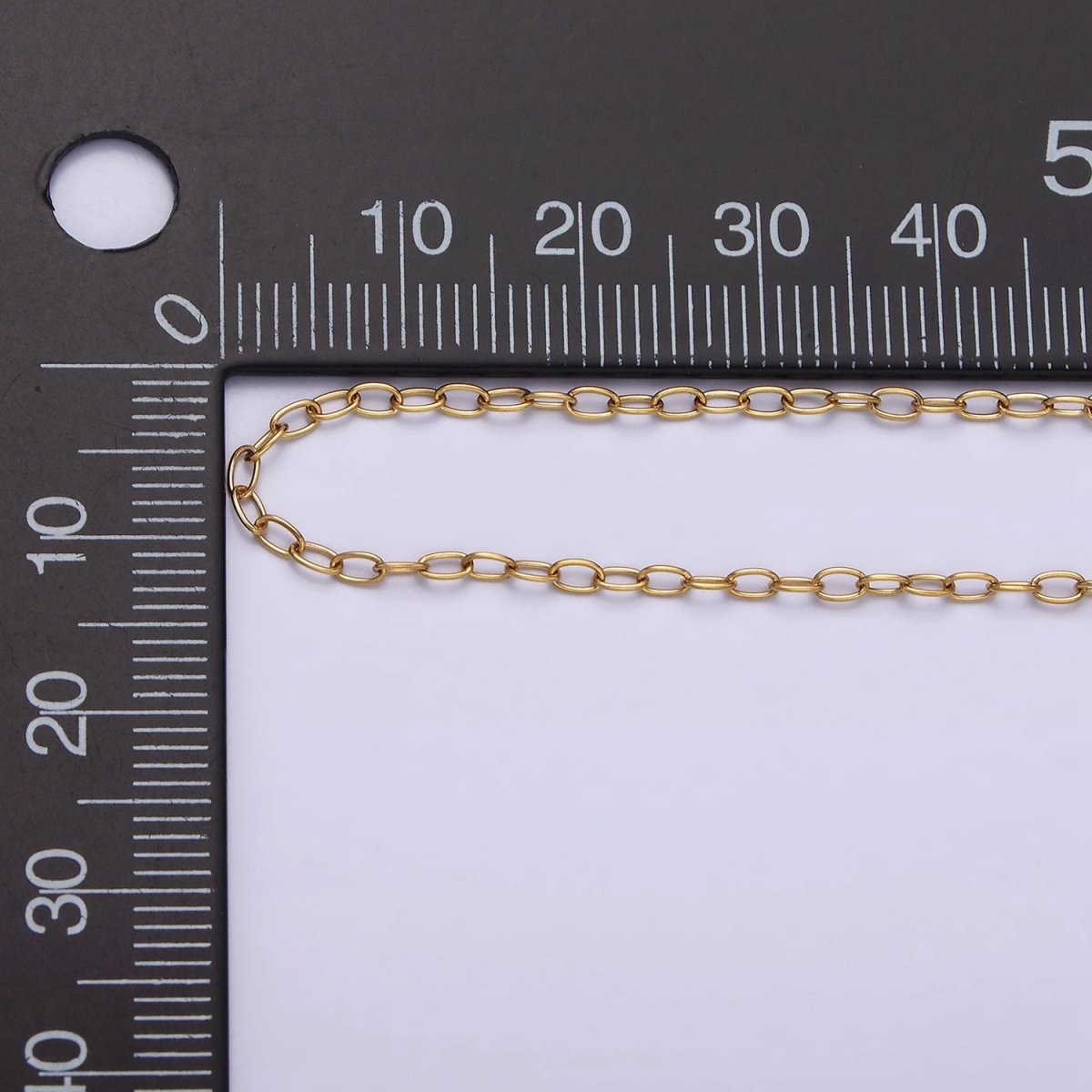 Stainless Steel 1.8mm Dainty Cable 18 Inch Layering Chain Necklace | WA-2026 Clearance Pricing